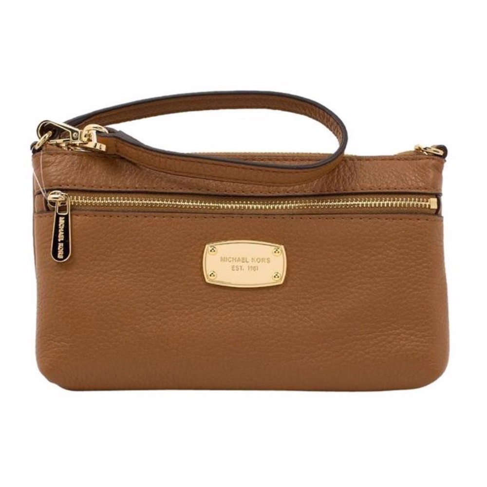 Michael Kors Large Leather Wristlet